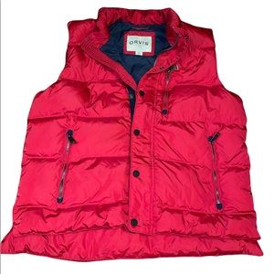 Orvis Red Puffer Vest